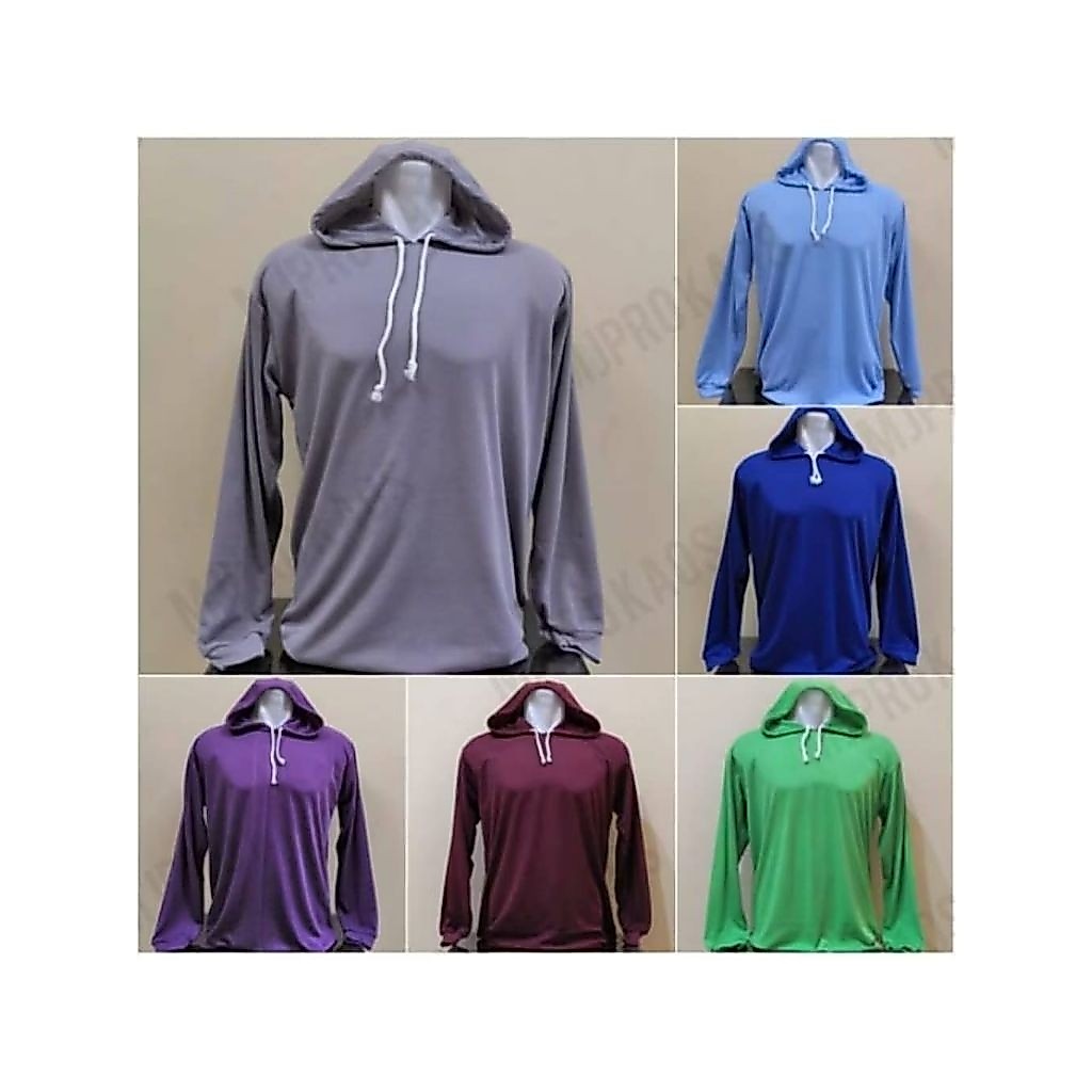 2 PcsBaju Wong Tani Kaos Proyek Pria Lengan Panjang Bangunan Berkebun