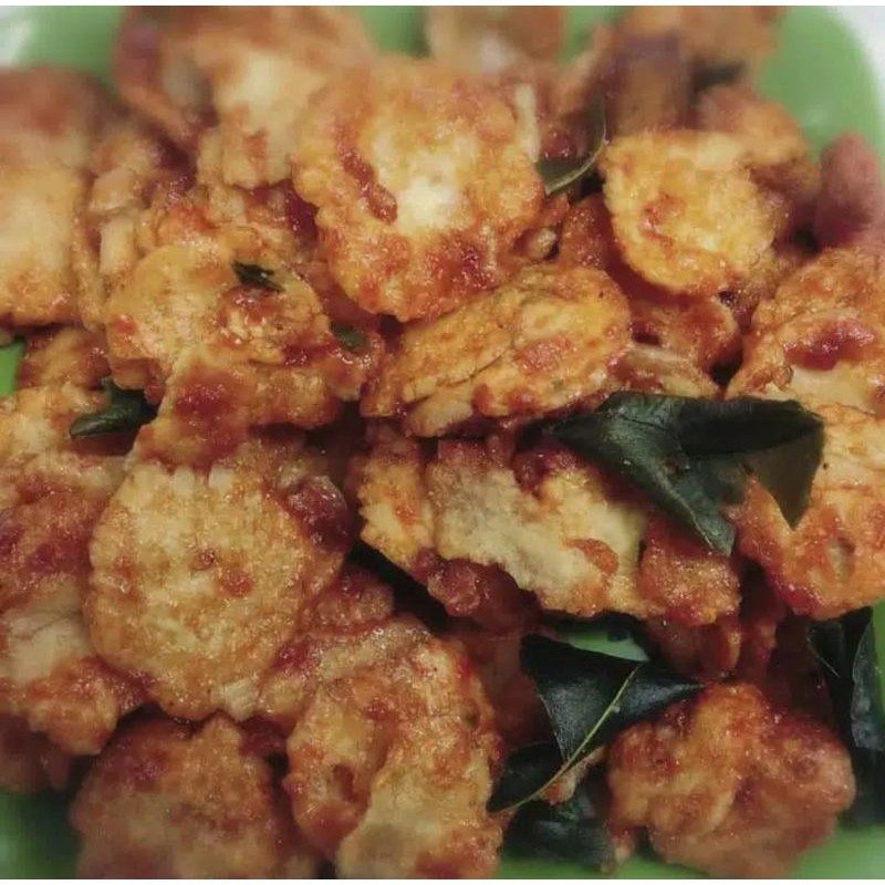 

EMPING MELINJO 250 GR DENGAN DAUN JERUK MPING THAILAND / KUE EMPING