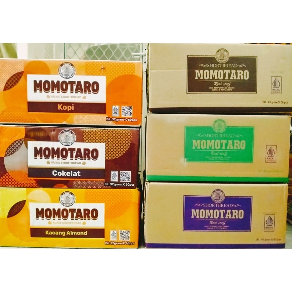 Roti Aoka Momotaro Shortbread Grosir termurah (Bisa mix 6 rasa)