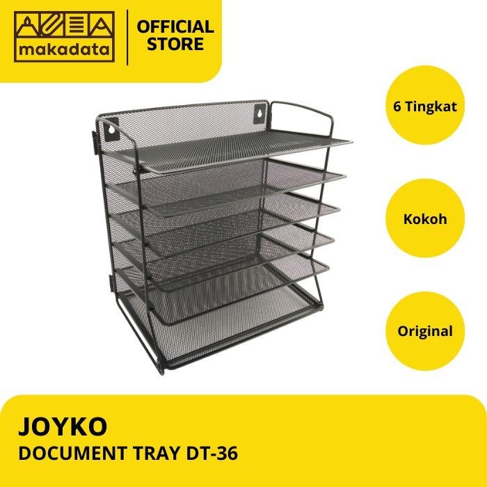 

DOCUMENT TRAY | RAK DOKUMEN BESI SUSUN JOYKO DT-36 6 SUSUN MURAH