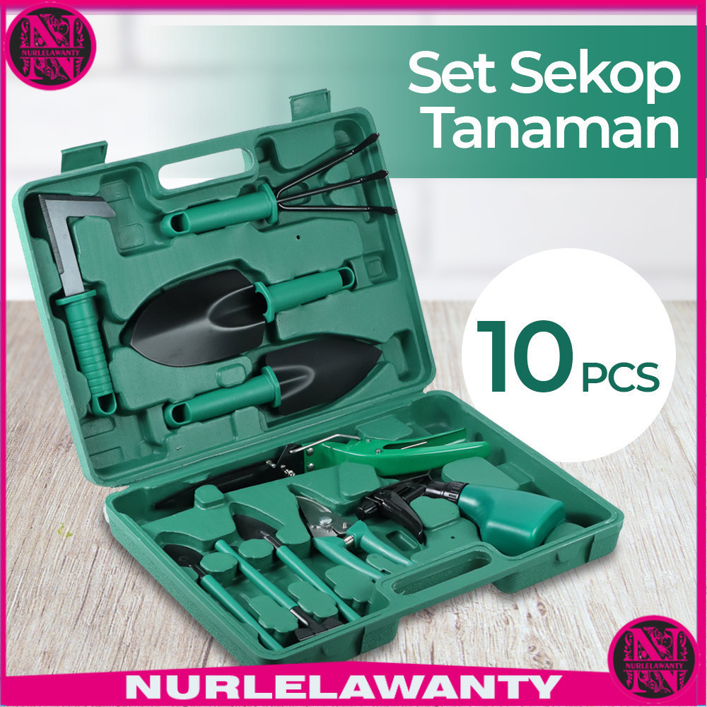 

- EPOCH Set Sekop Tanaman Shovel Spade Gardening Tools 10 PCS - LXY55 -