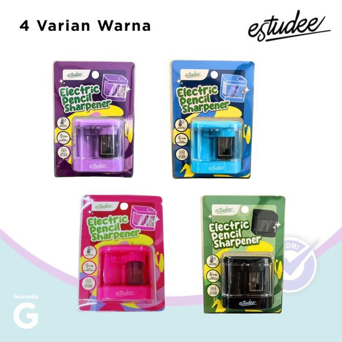 

Rautan Estudee Electric Pencil Sharpener Black