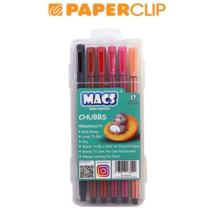 

SPIDOL MACS COLOR MARKER 12C 18312