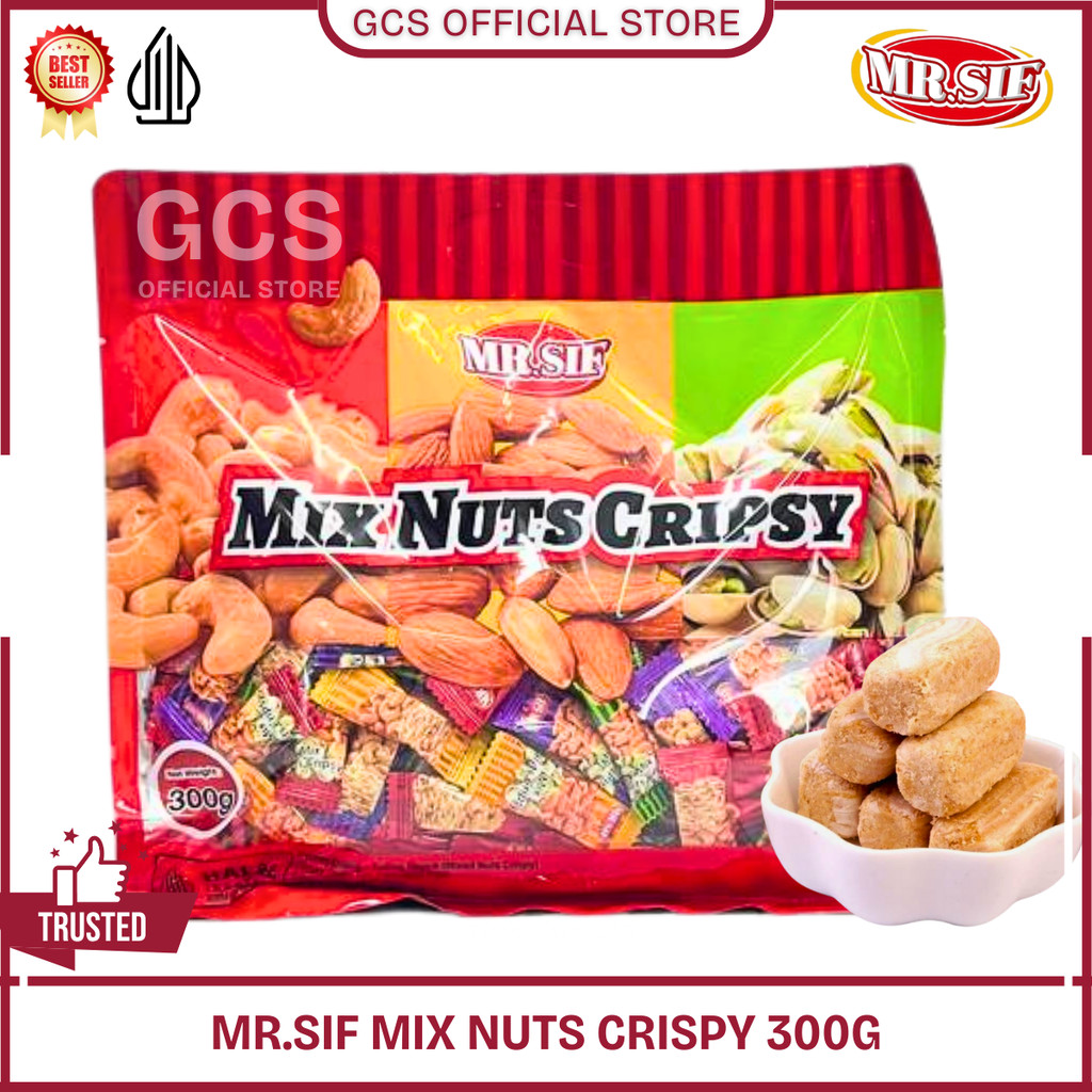 

MR.SIF Mix Nuts Crispy Permen Kacang Teng-Teng Ting-Ting 300g