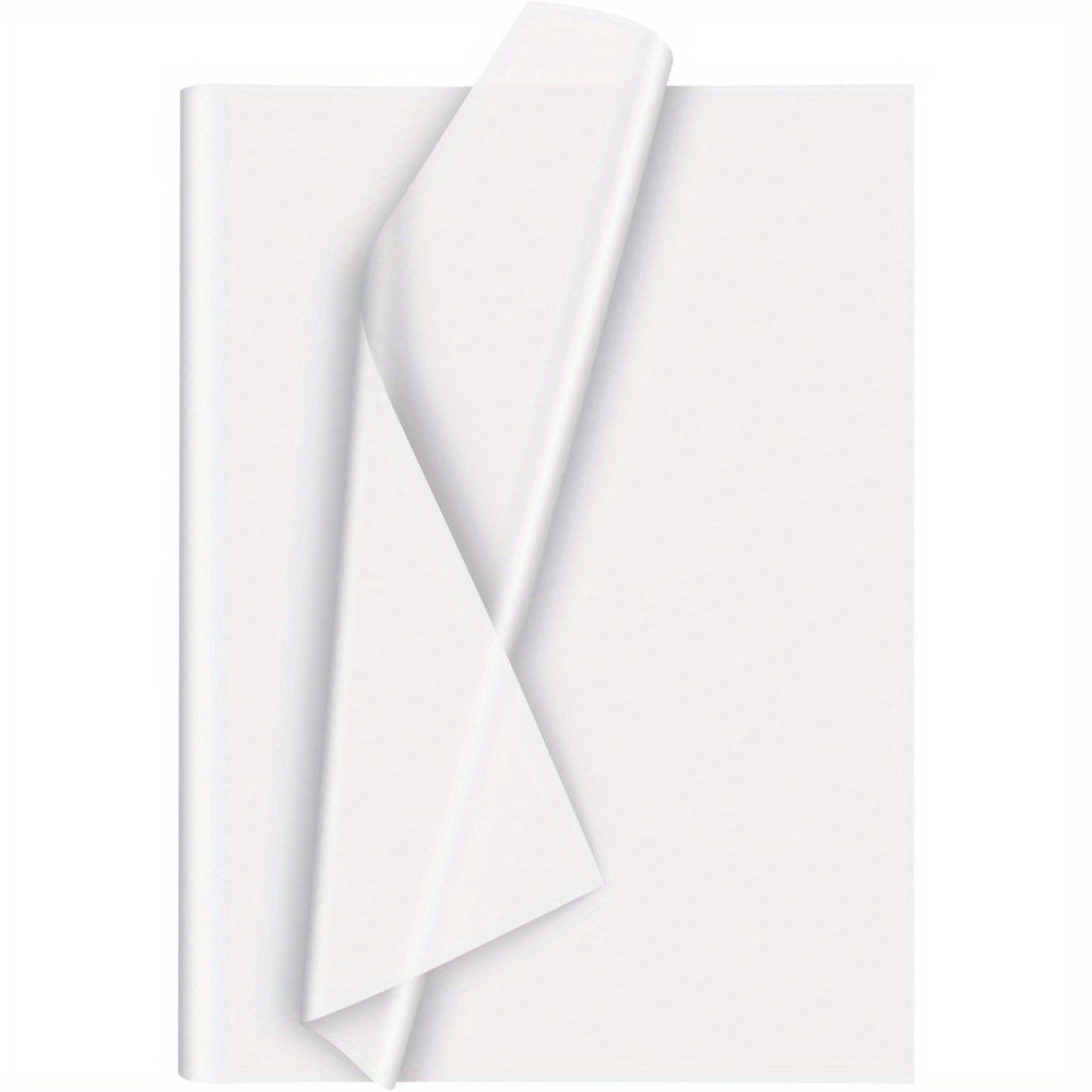 

10 Sheets White Tissue Paper for Packaging Gift Wrapping Craft Papers Bulk for DIY Wedding Festival Party Supplies