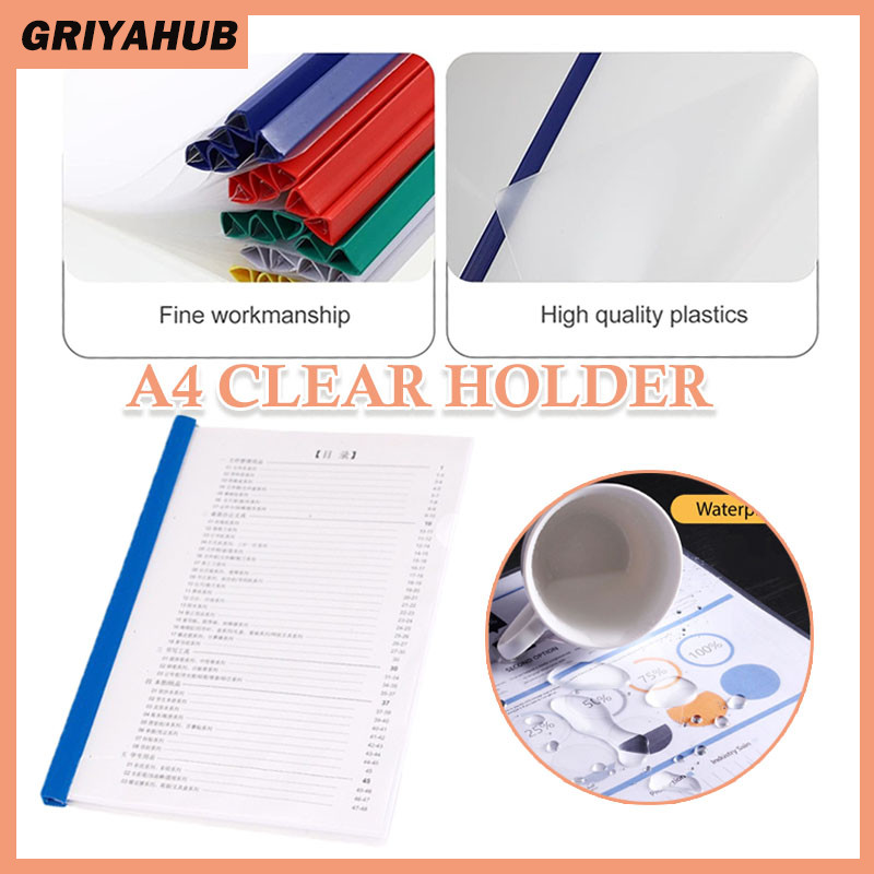 

A4 Sliding Report File Folder/Penjepit Tulang Folder A4/Sliding Report File Folder