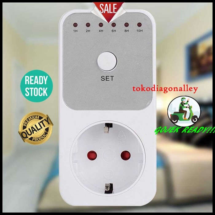 READY STOCK Stop Kontak Timer Digital Pengatur Waktu Otomatis Saklar Otomatis Timer Programable Swit