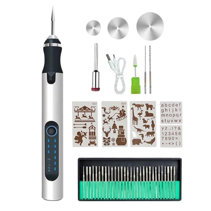 

ABBN-Engraving Pen, Engraving Pen For Metal, Wood, Glass And Plastic, Professional Engraving Pen Kit Engraving Tool