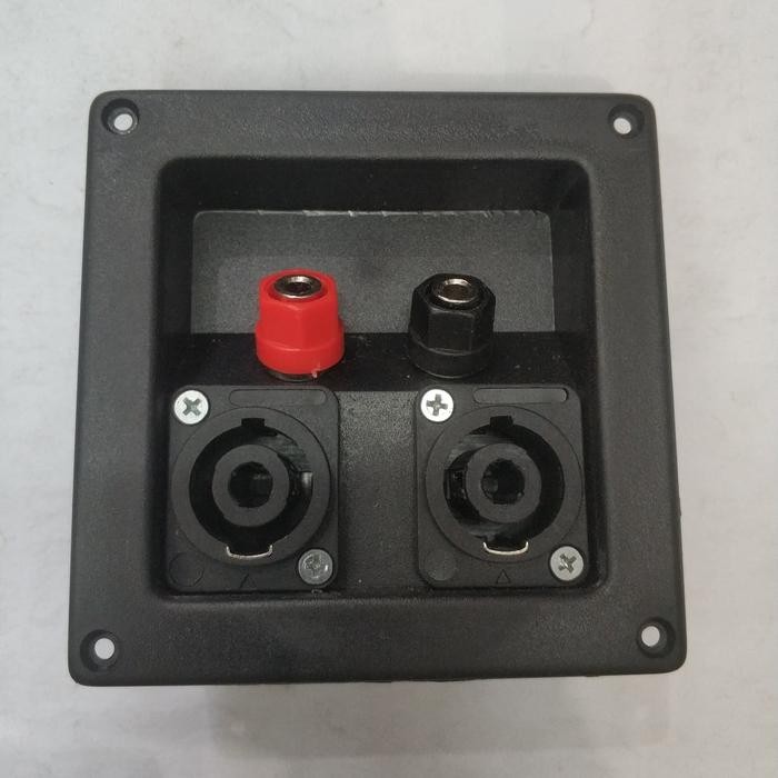 (BACA DESKRIPSI) Terminal speaker kotak atau segi plus spikon. terminal speaker spikon
