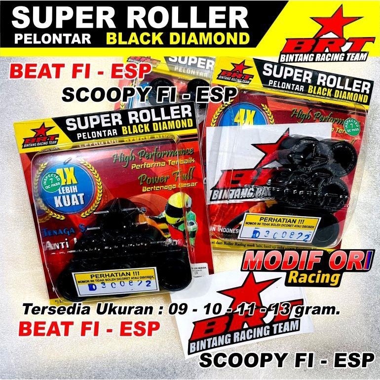 BRT - Roller Beat Fi Racing - Roller Black Diamond BRT Racing - scoopy fi ESP