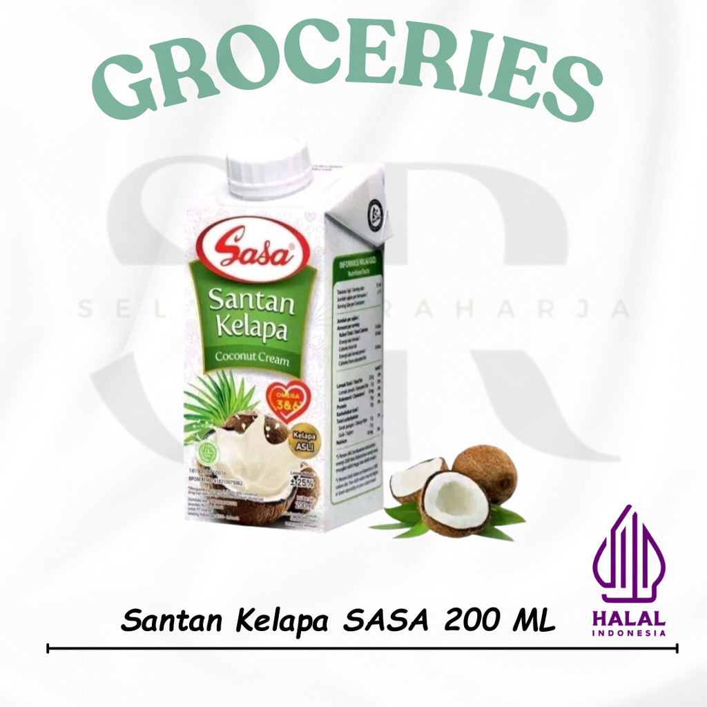 

Sasa Santan Cair - Santan Kelapa Sasa 200ml