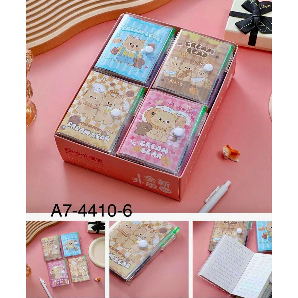 

*SDA* NOTES A7 SAMPUL MIKA + PULPEN / BUKU SIZE A7 KARAKTER LUCU ( SATUAN )