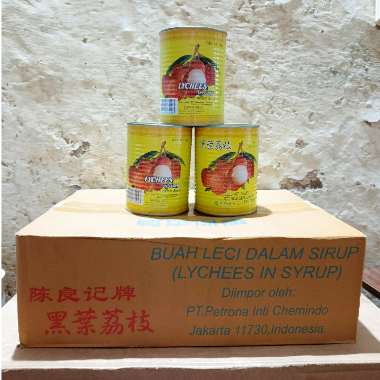 

CHEN LIANG JI Lychee in Syrup Can - Leci Kaleng chen liang ji brand 565gr 1 Dus isi 12 Kaleng