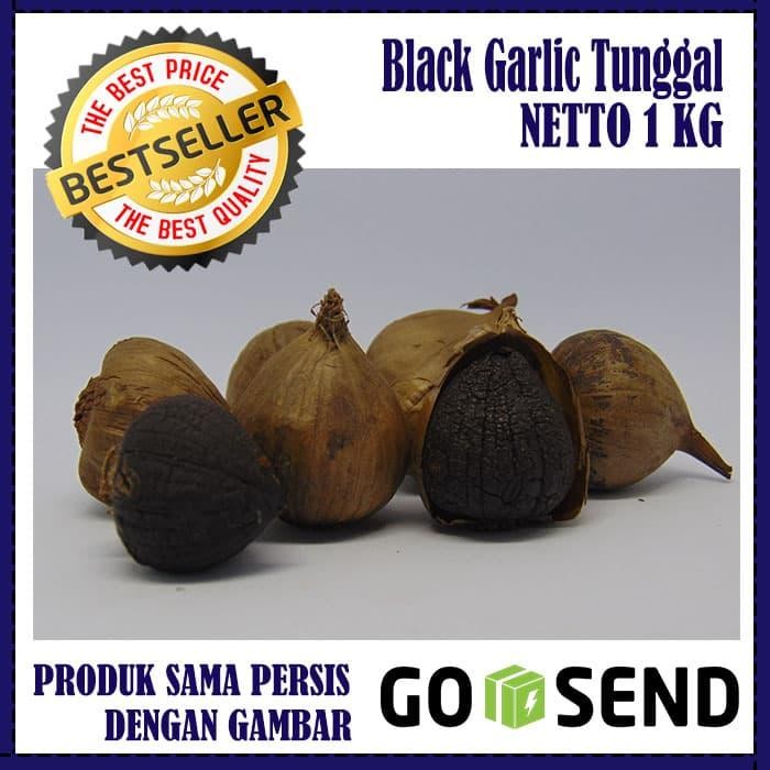 

BLACK GARLIC TUNGGAL 1 KG - BAWANG PUTIH HITAM TUNGGAL/LANANG