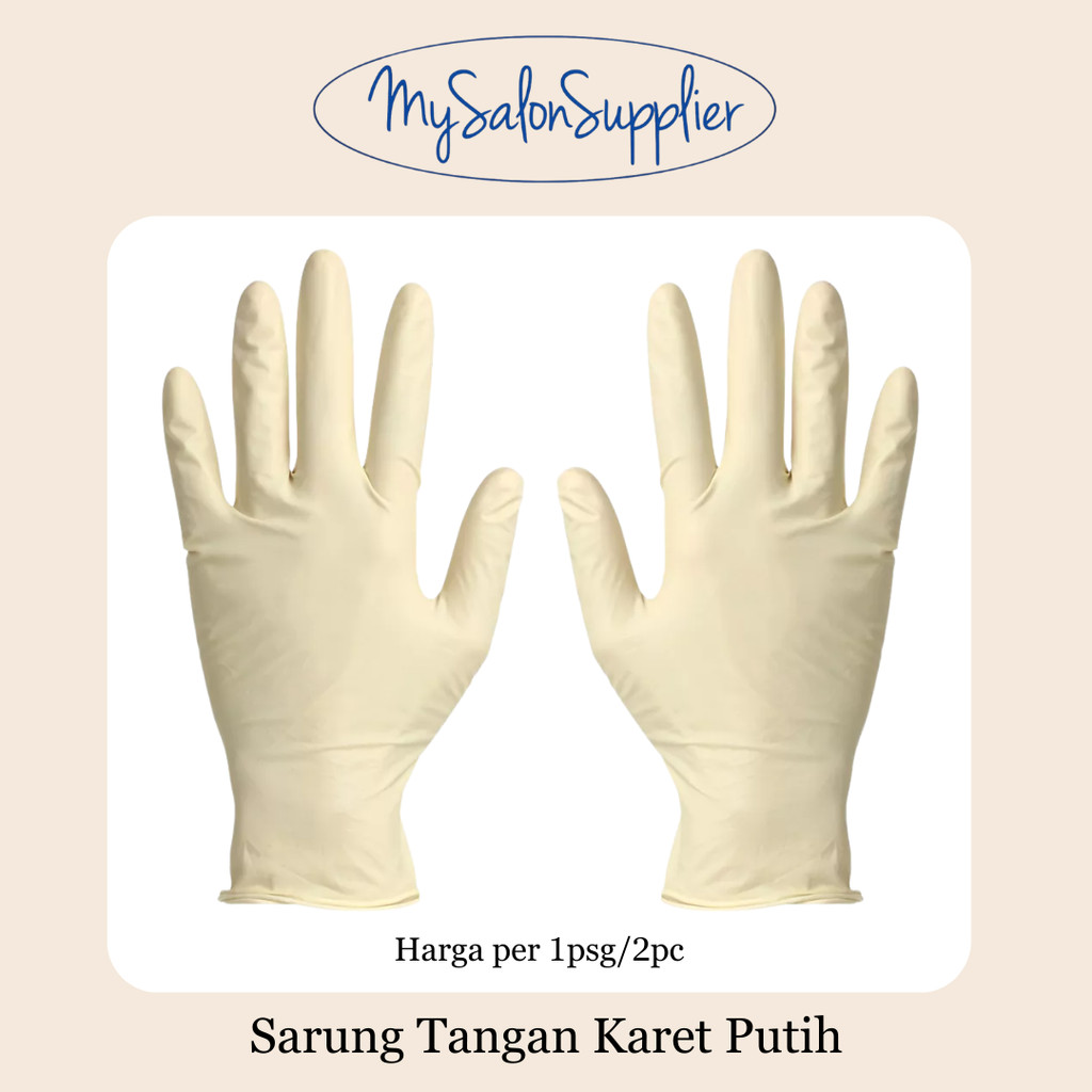 Sarung Tangan Latex / Sarung Tangan Karet Putih