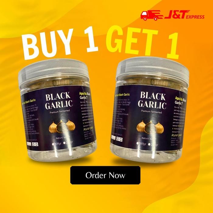

Black Garlic Tunggal 250gr BUY 1 GET 1 , Bawang Hitam Tunggal Arsy Organik A0209