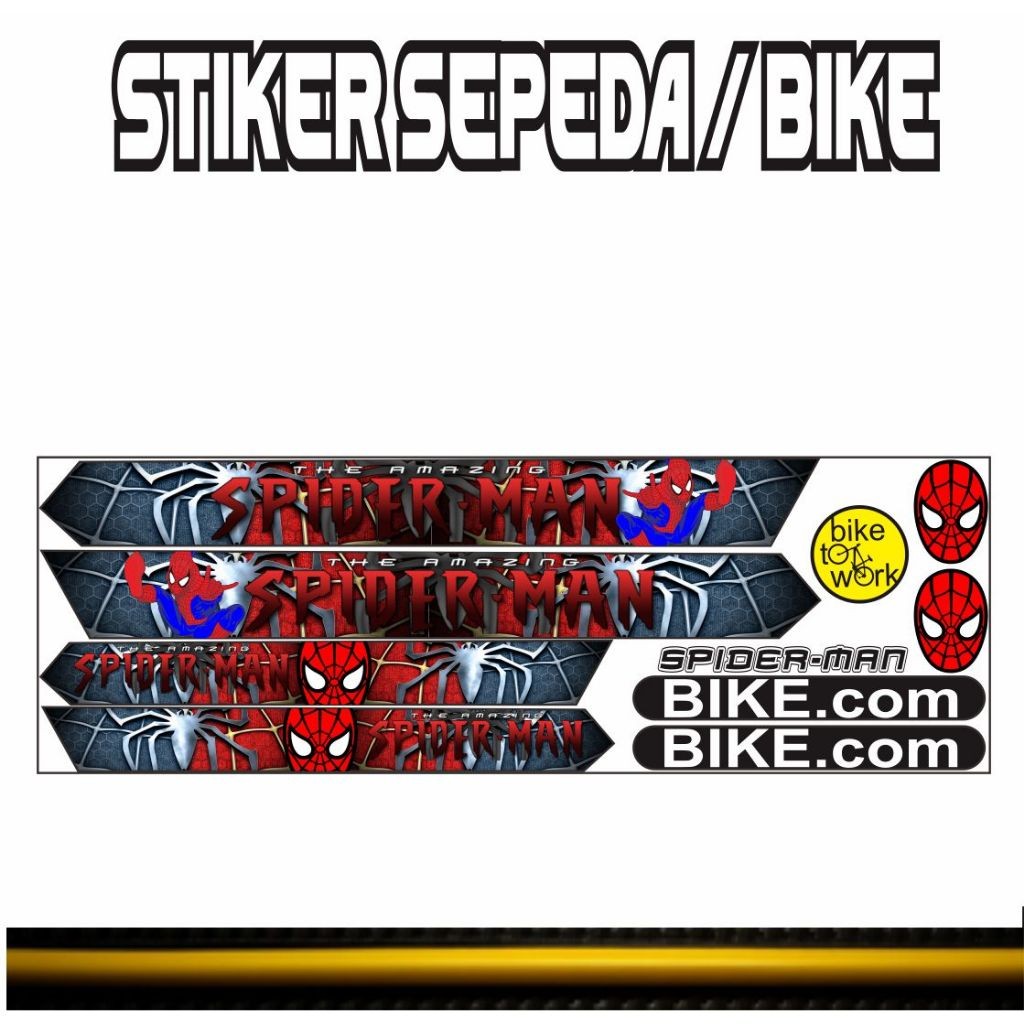 STIKER SEPEDAH ANAK / STIKER ALL BMX SEPEDAH ANAK/STRIPING STIKER SEPEDAH