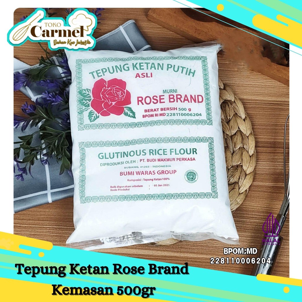 

Tepung Ketan Rose Brand 500gr