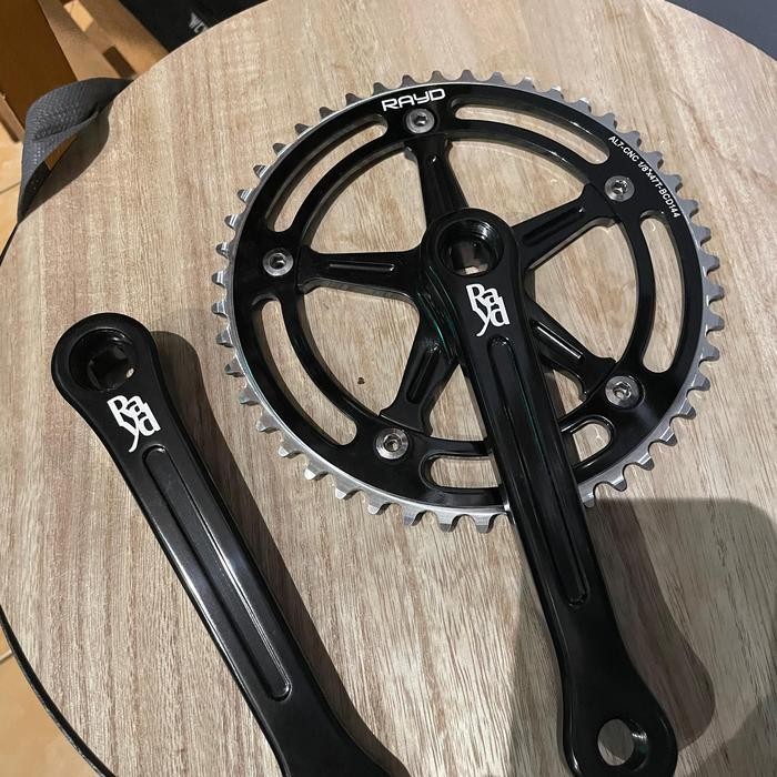 Crank RAYD bcd144 47t 48t 165mm track fixie - 47t