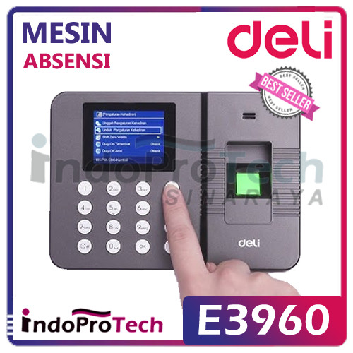 Mesin Absensi Deli E3960 Sidik Jari - Mesin Absensi DELI E 3960