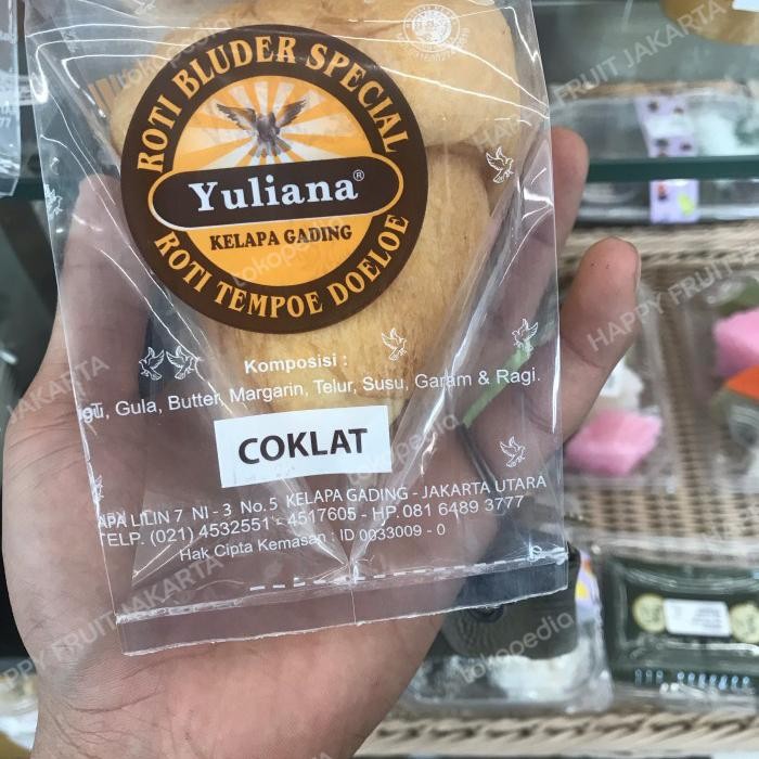 

roti bluder special yulina rasa coklat 100 grm