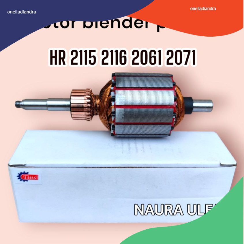ROTOR DINAMO BLENDER PHILIPS HR 2115 2116 2061 2071 ORIGINAL