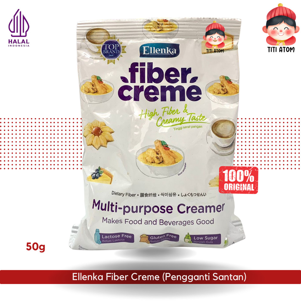 

Ellenka Fiber Creme Pengganti Santan 100g