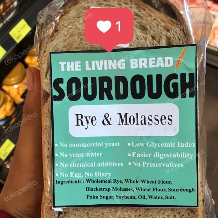

the living bread sourdough ry & molasses