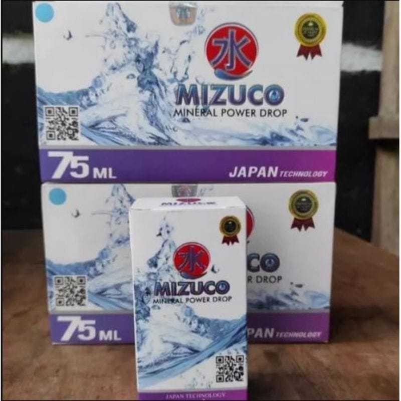 MIZUCO mineral power drop 1 BOX ISI 5 BOTOL 15ML