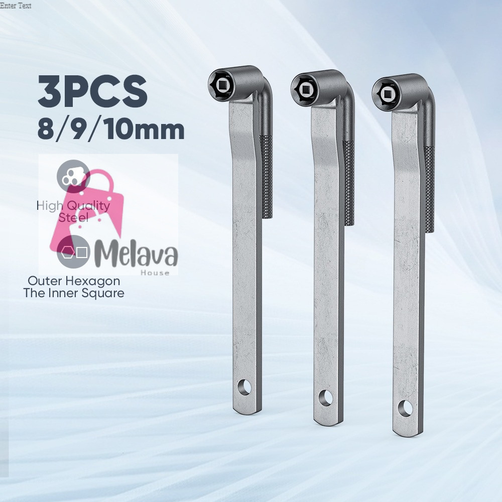 Mitsushi Kunci Setelan Klep L Motor 8 9 10 mm/ Setelan Klep Mesin Motor Kunci Stel Klep Motor / Pule