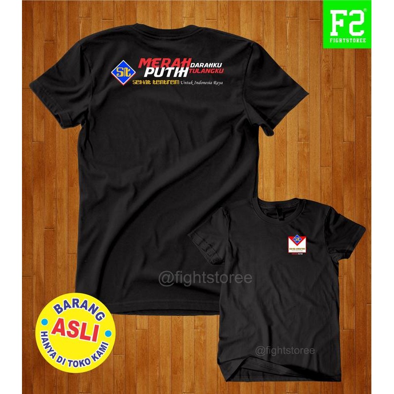 (COD) KAOS SEHAT TENTREM MERAH PUTIH - M