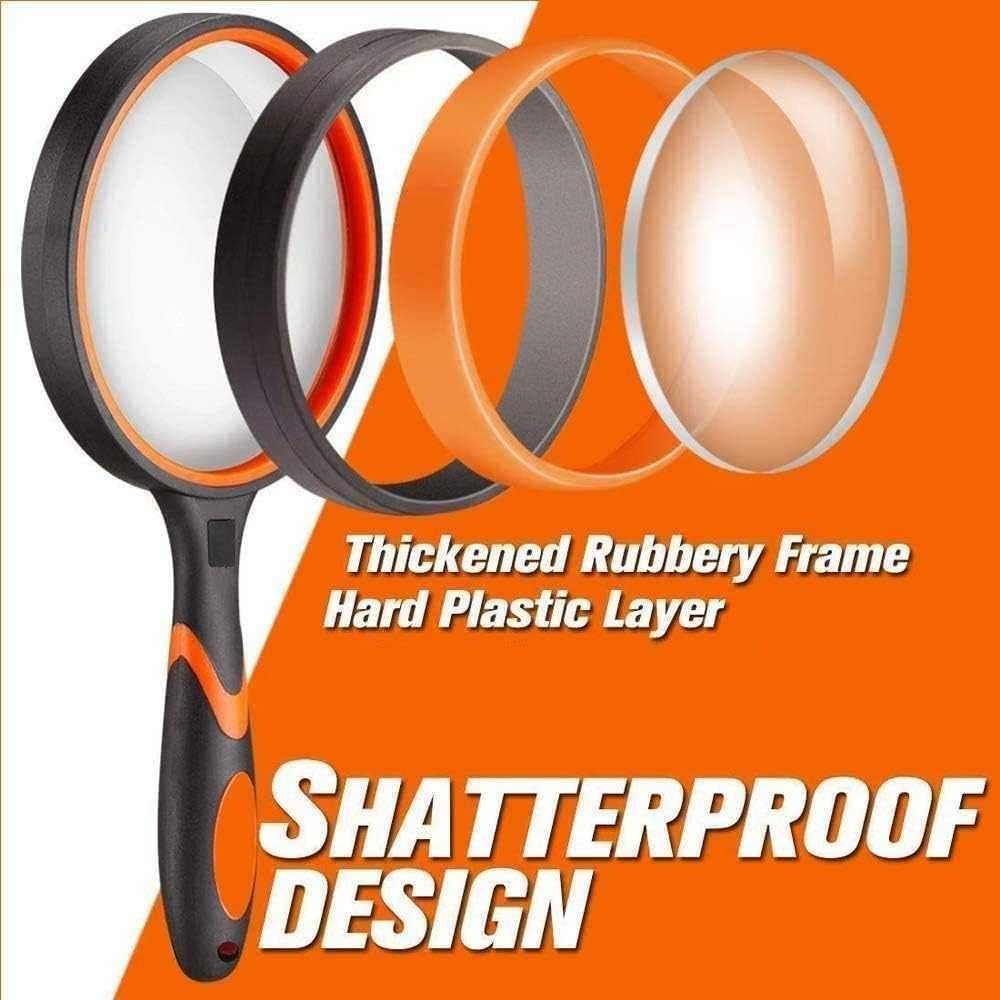 

MRNSTRENOF Kaca Pembesar Handheld Magnifying Glass Lup Magnifier 65mm 10X - N-10