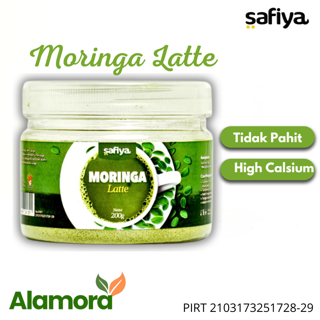 

Safiya Moringa Latte Bubuk Minuman Daun Kelor 200 Gram