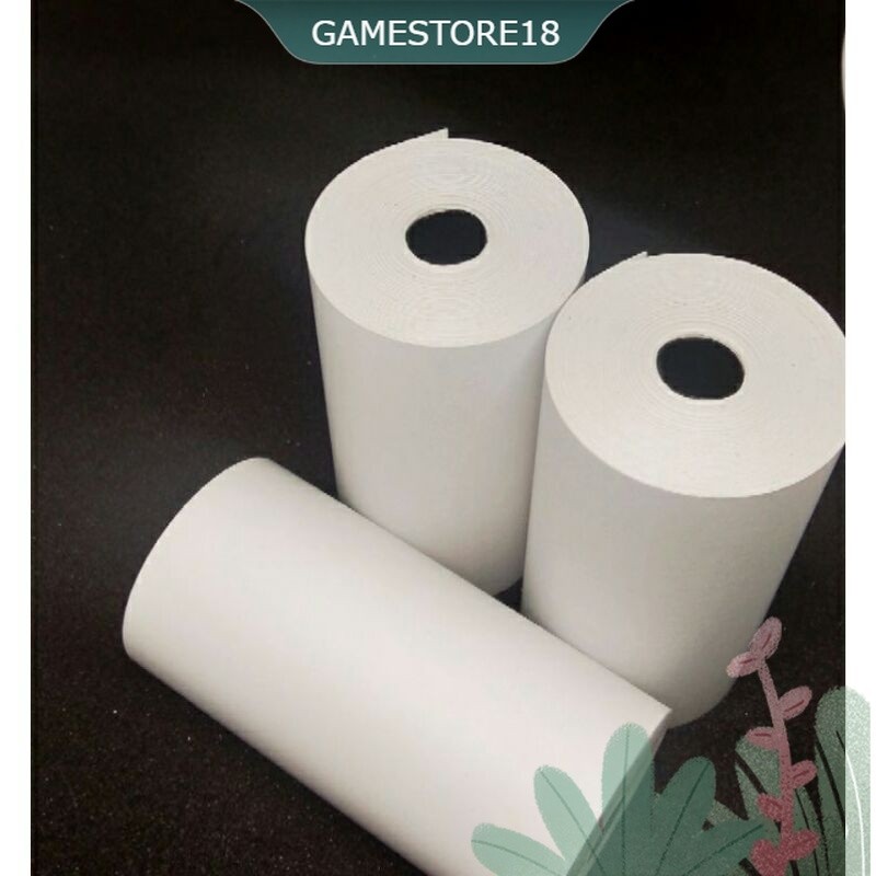 

COD Kertas Stiker label thermal Continous 80 x 50 mm/ ±13 m ada gep samping mudah kupas