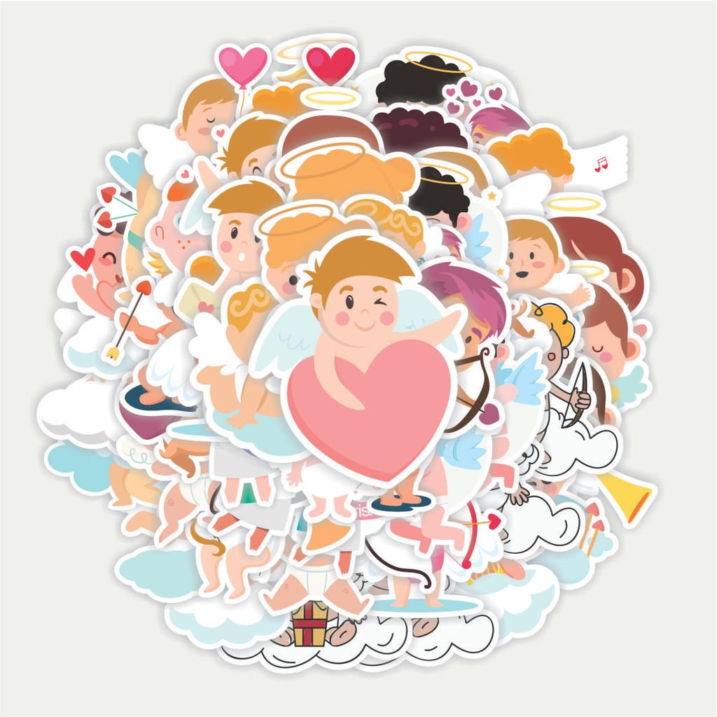 

Sticker Pack Stiker Cupid [Dewa Asmara] | Sticker TUMBLR | Stiker LAPTOP KOPER HELM