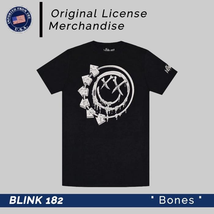 (COD) Blink 182 Kaos T shirt Band Official Original BLINK 182 ORI Import - S