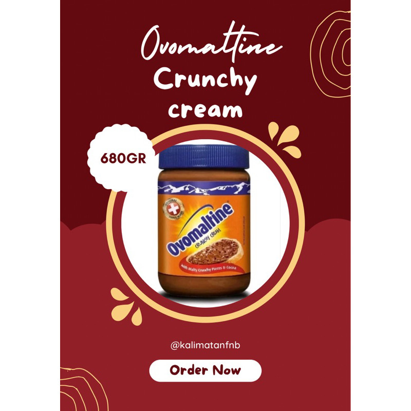 

Ovomaltine Crunchy Cream 680gr EXP 04.26