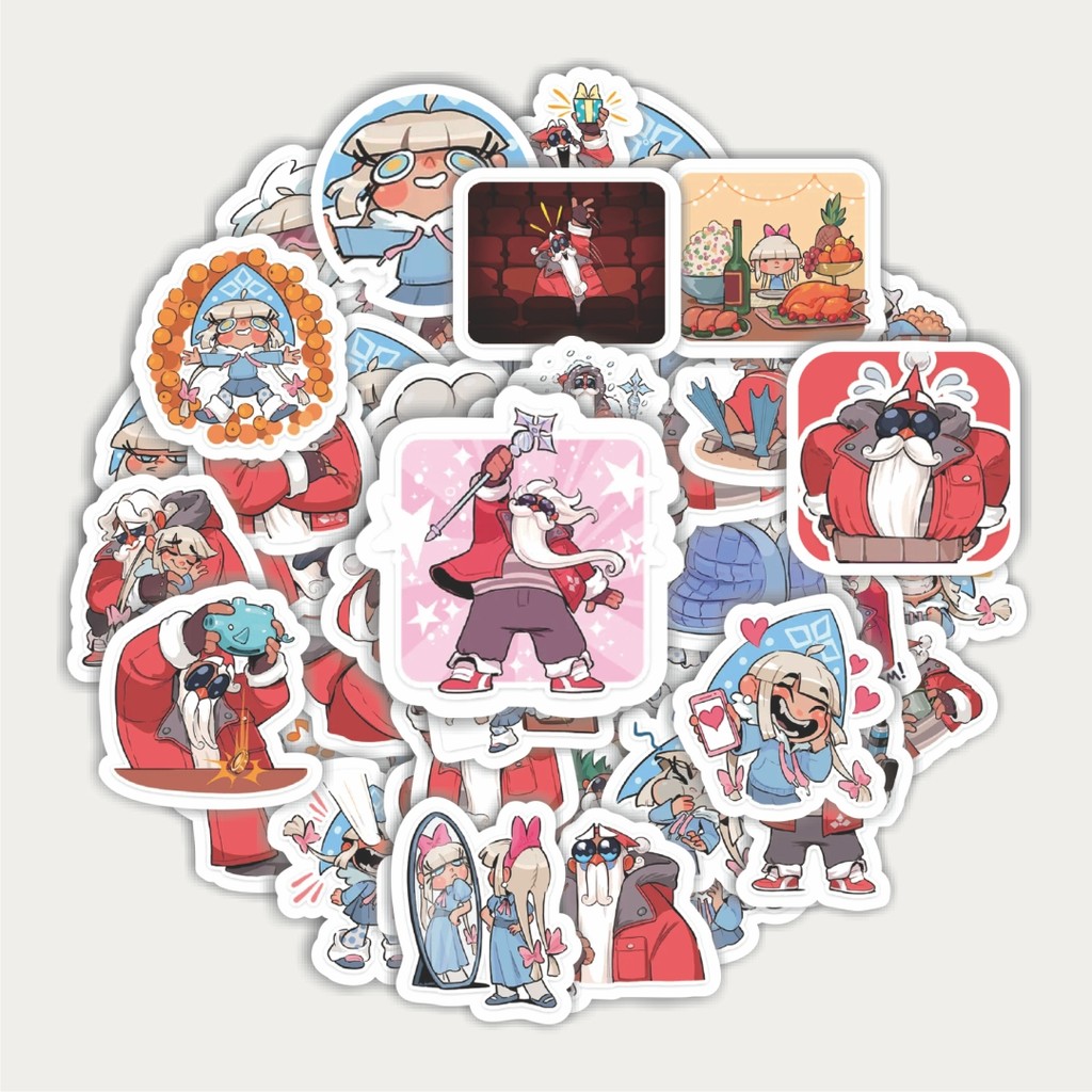 

Sticker Pack Stiker Funny Character Father Frost And Snow Maiden | Sticker TUMBLR | Stiker LAPTOP KOPER HELM
