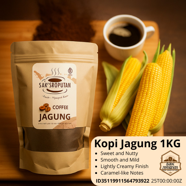 

Bubuk kopi jagung 1 Kg enak mantul