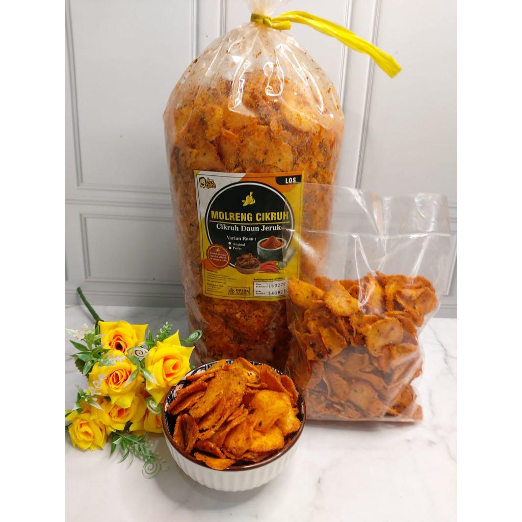 

molreng cikruh daun jeruk cimol goreng pedas