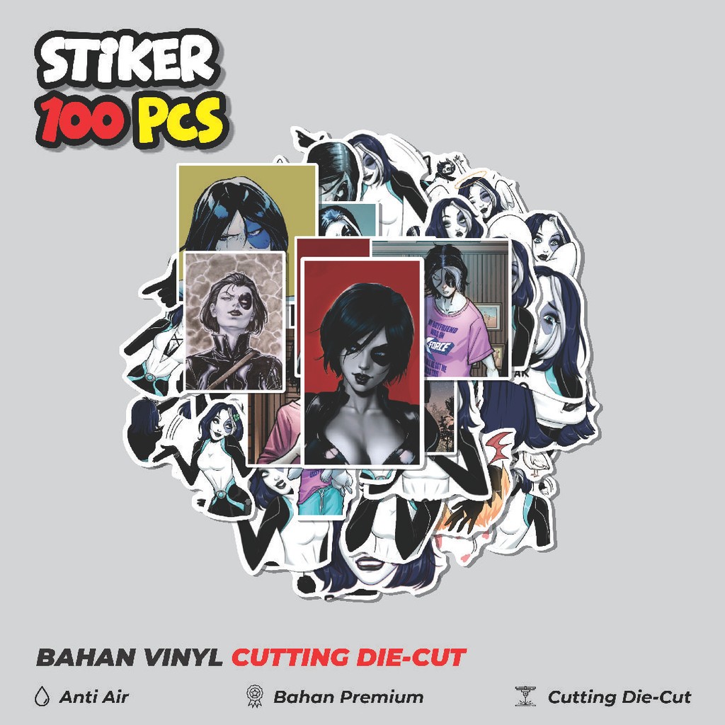 

Terbaru! 50 pcs Stiker Domino Girls Dekorasi Lucu Kreatif untuk Notebook, Skateboard, HP