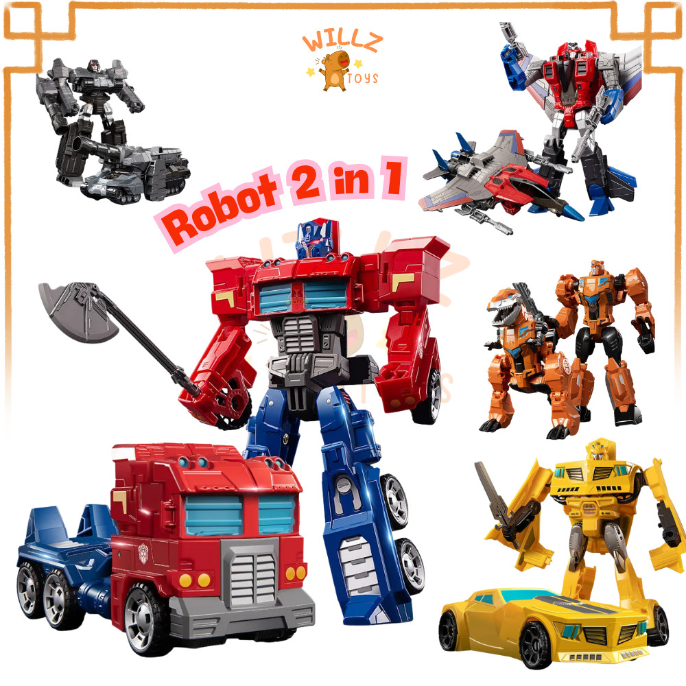 Mainan Mobil Robot Berubah Mobil - Mainan Robot Mobil Transformer - Mainan Robot Anak Laki Laki