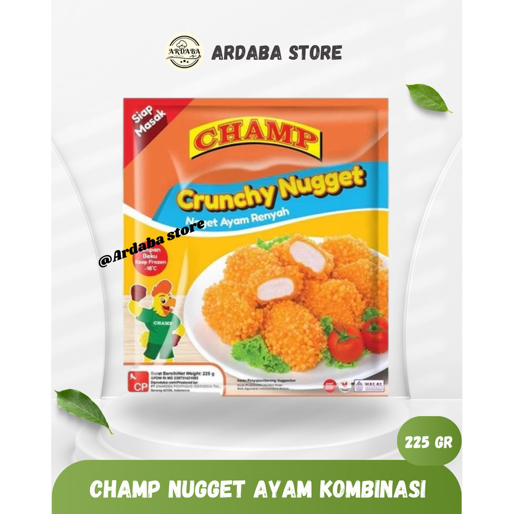 

Champ Nugget Ayam Kombinasi 225 Gram - ARDABA STORE