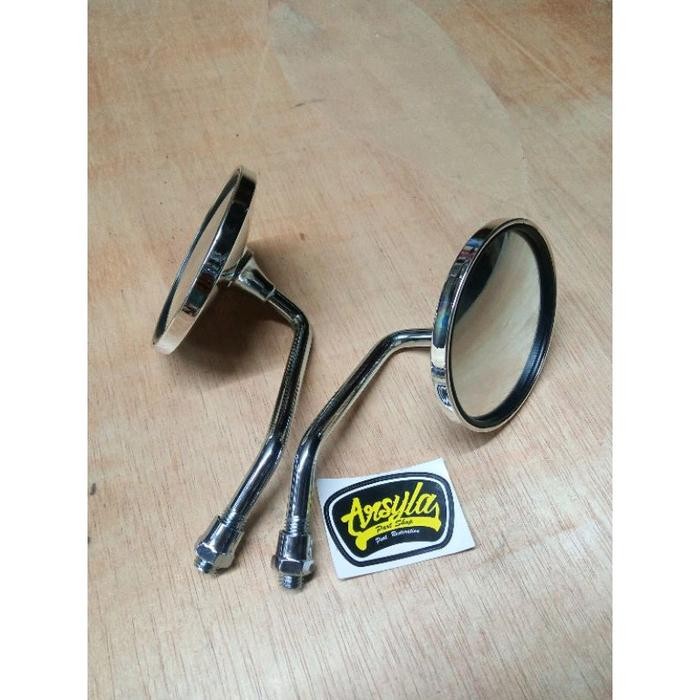 spion crom mini pedek honda cb100 gl100 90z benly xl125 cb200 astrea grand - -, -