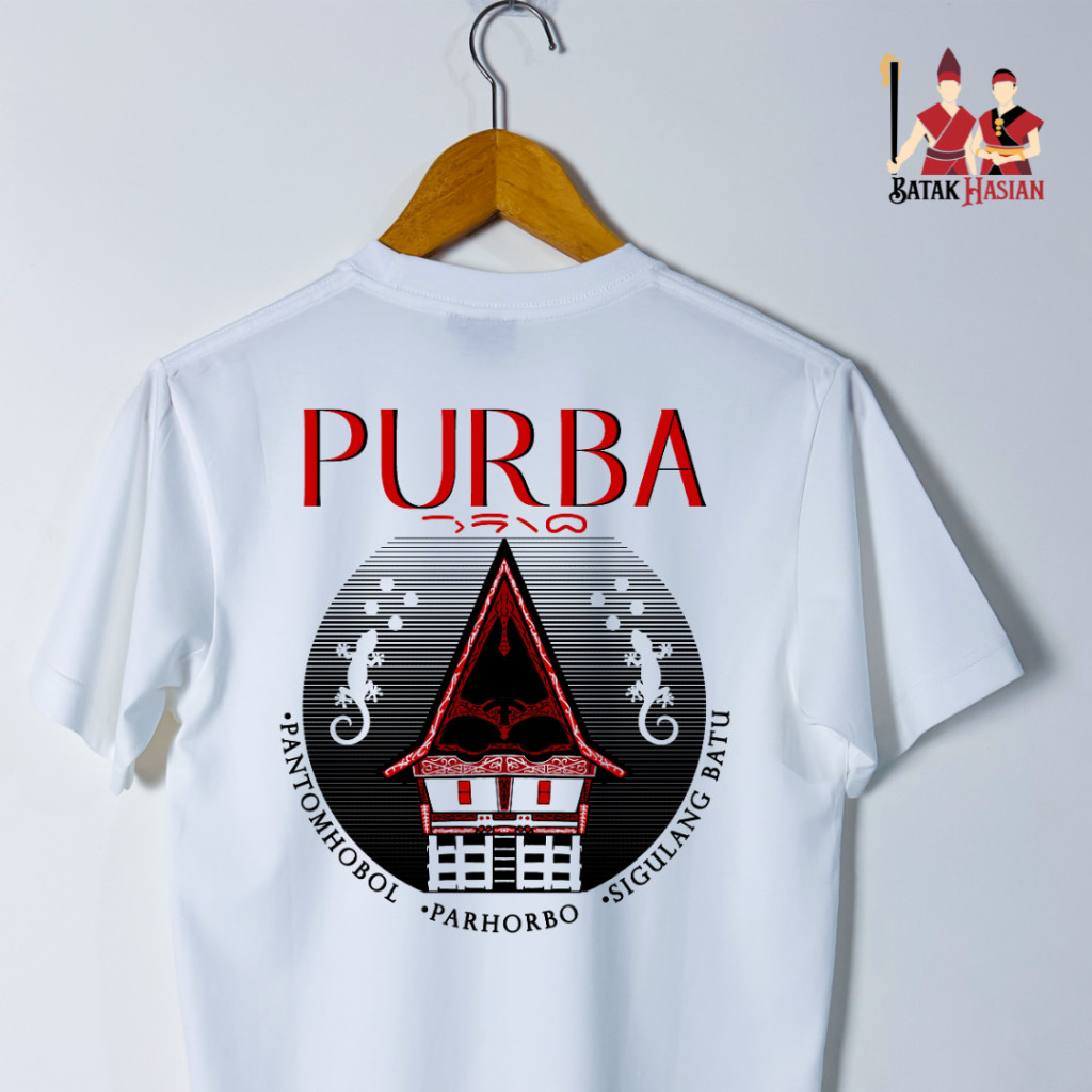 PURBA - Kaos Marga Batak  - Katun premium 100% -