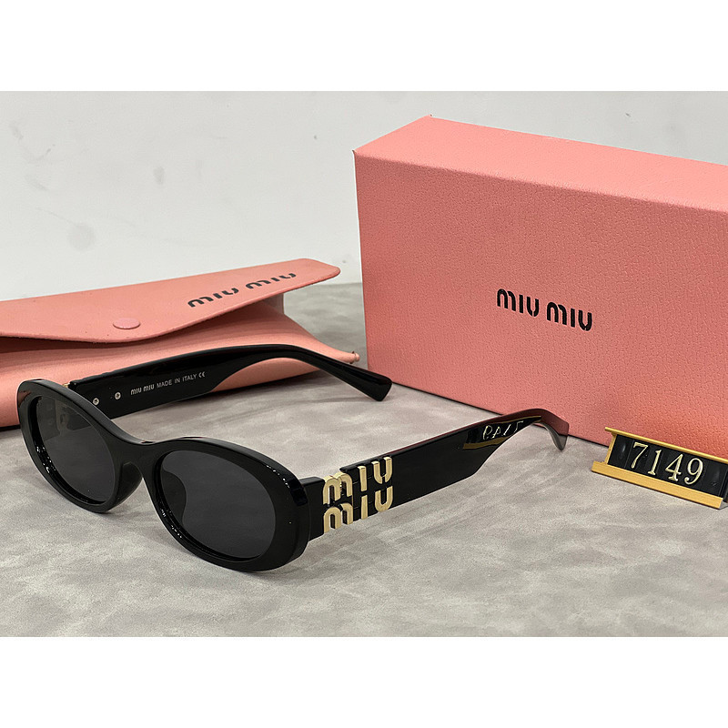 omaheaccessories Miumiu Fashion Classic Sunglasses Women's trendy small-frame sunglasses