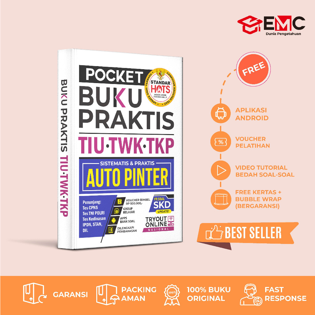 PROMOEMC Pocket Buku Praktis Tiu Twk Tkp TerbaruREADY