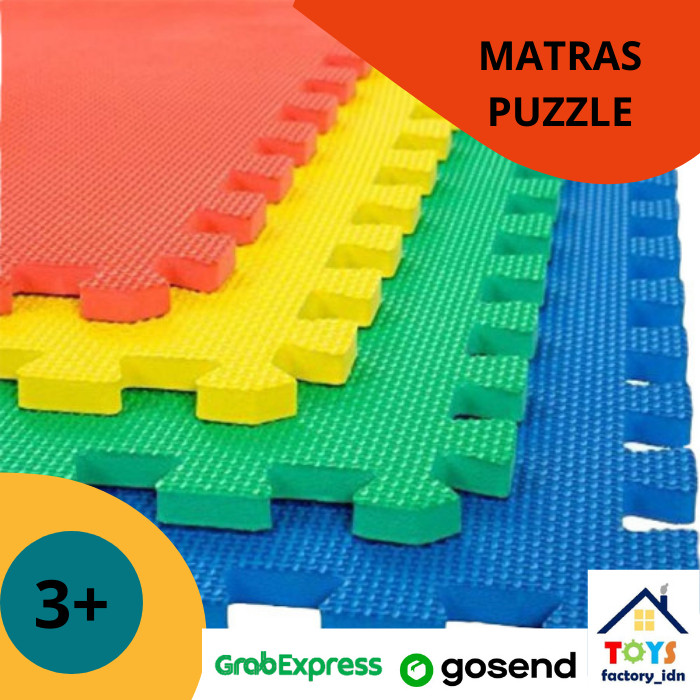 Karpet Matras Puzzle Hewan / Angka / Huruf