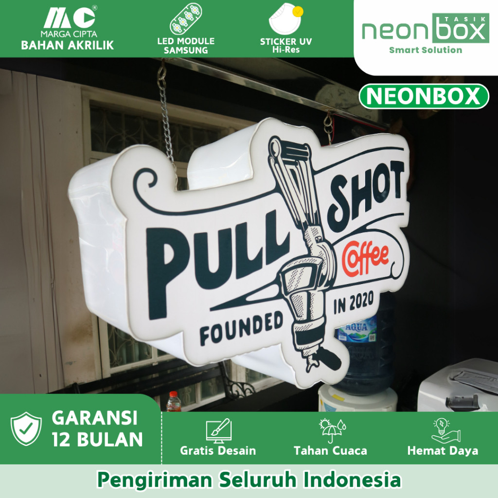 Neon Box Custom Neon Box Cutting 2 Sisi Neon Box Akrilik Neon Box Acrylic Free Desain Neon Box Tasik