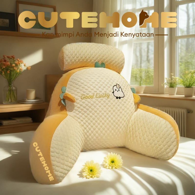 CUTEHOME Bantal Sandaran untuk bekerja di atas Tempat Tidur, Bantal Sandaran Punggung berbahan Busa 